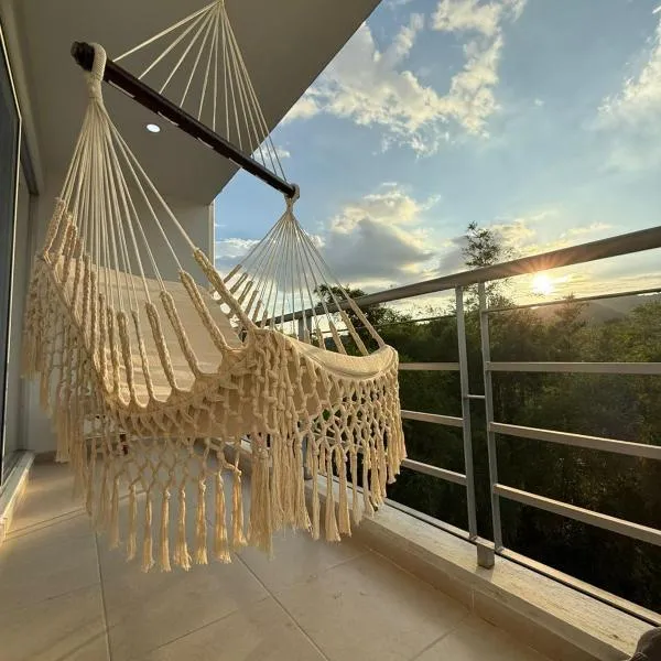 Apartamento con piscina y Aire Acondicionado en Anapoima centro, hotel v mestu Anapoima