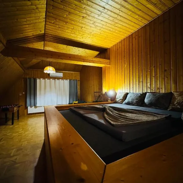 Rodinný apartmán se saunou, bazénem a hřištěm Staňkov, hotel ve Staňkově