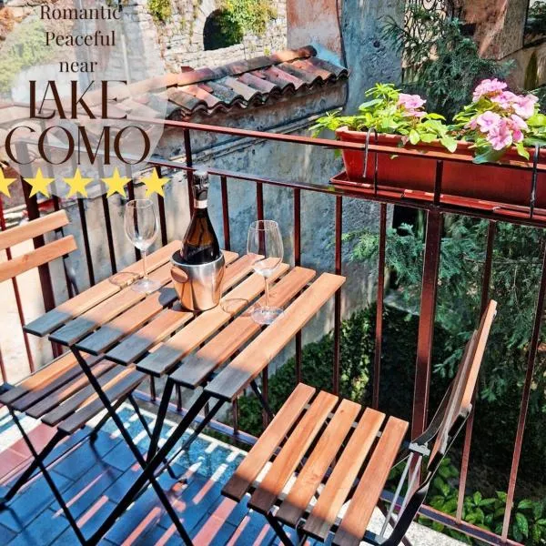 Romantic Lake Como stay, 50 m from the lake, hotel Ossuccióban