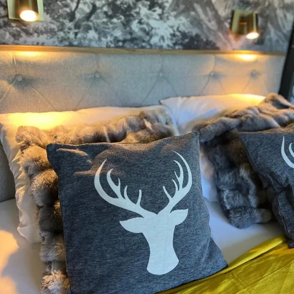 Bavaria Mountain Chalet DESIGN Ferienwohnung SKI Arber Osser Terrasse Sauna in Villa mit Bergblick bis 6 Pers, Hotel in Hohenwarth