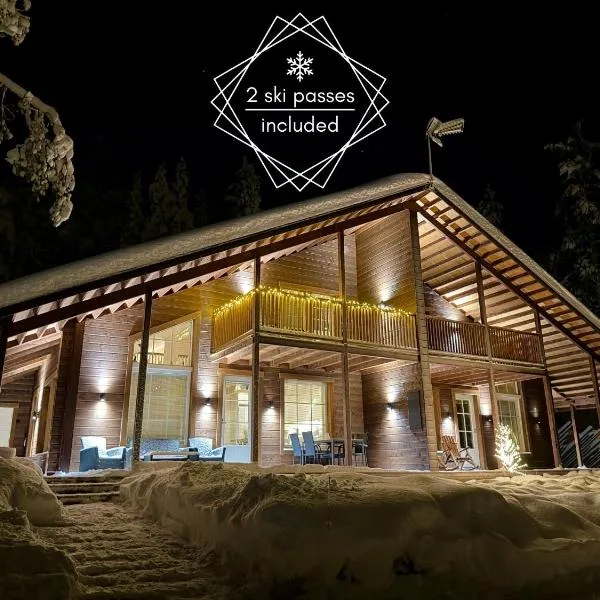 Kittilä में, होटल Villa Levi Snowlight, Modern & cozy cabin & 2 ski passes