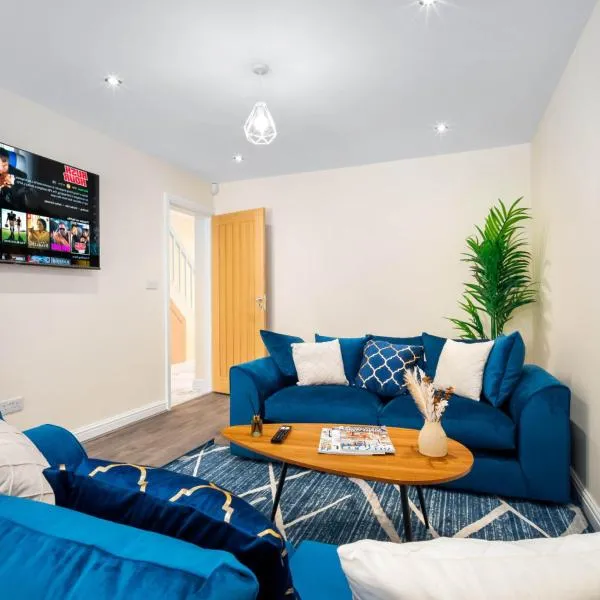 Four Bed House - Sleeps 7 - Garden - Parking - Smart TV 6COK, hotel em Birmingham