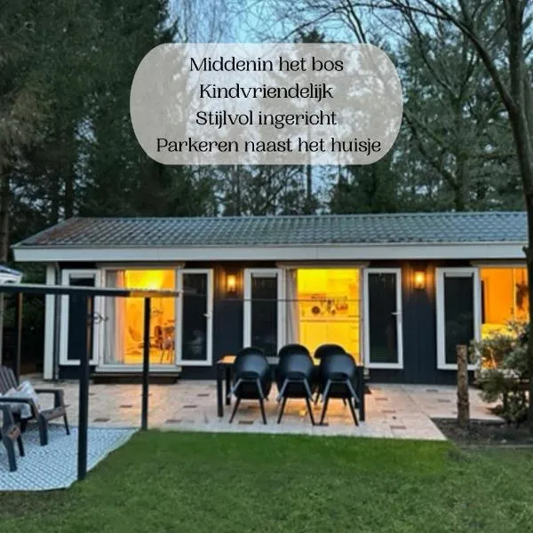 Stayatsas Tiny House Julia in de bossen op de Veluwe!, hotel in Epe