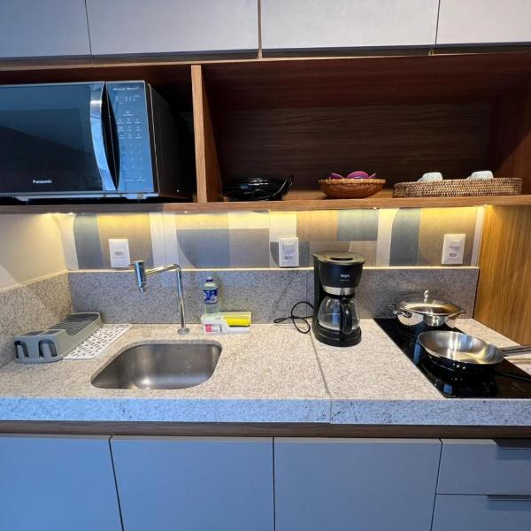 Studio de Luxo com Jardim Privativo 150m da praia - Foto 4
