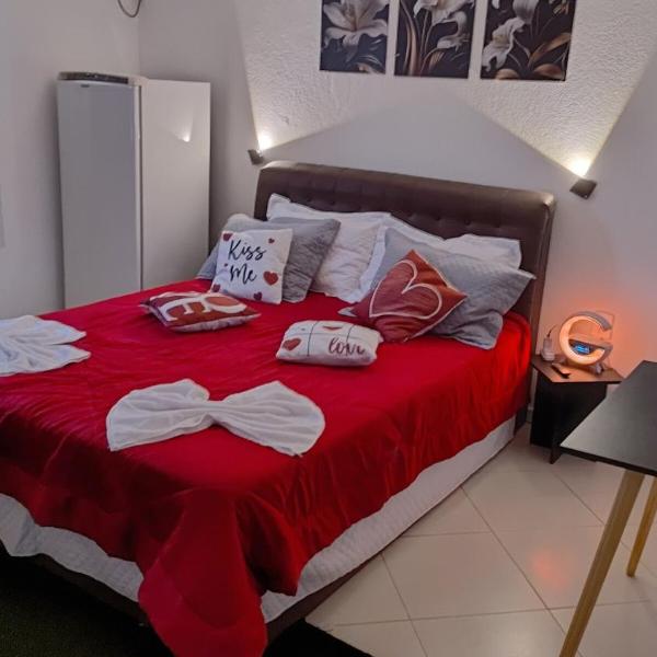 Suíte Master, Ar cond, Tela Cinema 150" Netflix, Globo, Piscina Pousada Tijucas Lua Encantada - Foto 2