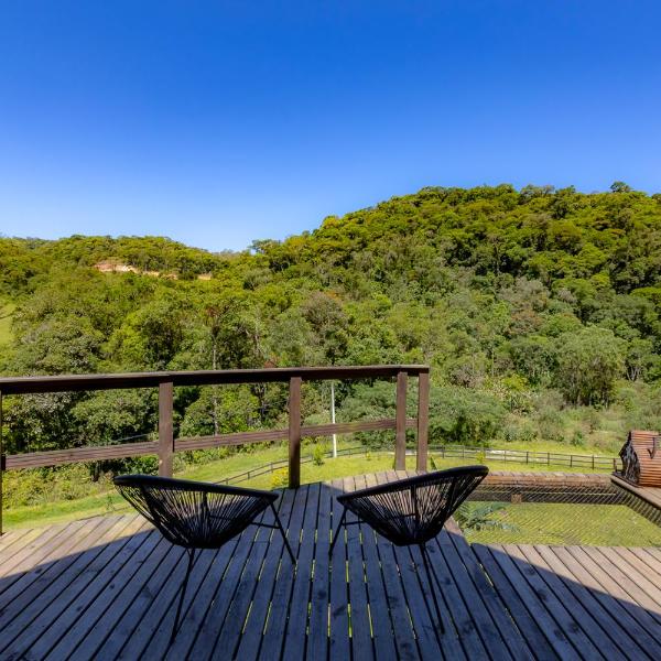 Chale Alcantara Jacuzzi, Lareira e Deck com Vista - Foto 2