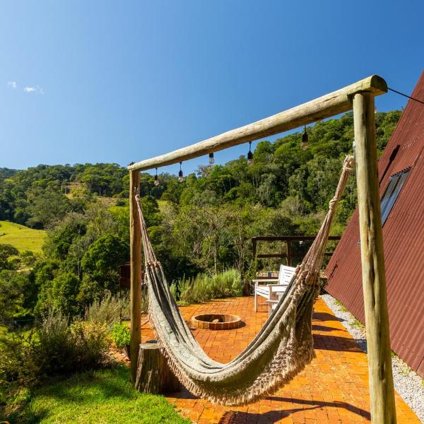 Chale Alcantara Jacuzzi, Lareira e Deck com Vista - Foto 4