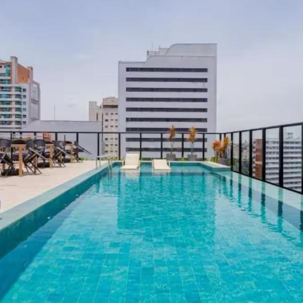 Studio Moderno com Piscina, Academia e Coworking - Foto 4