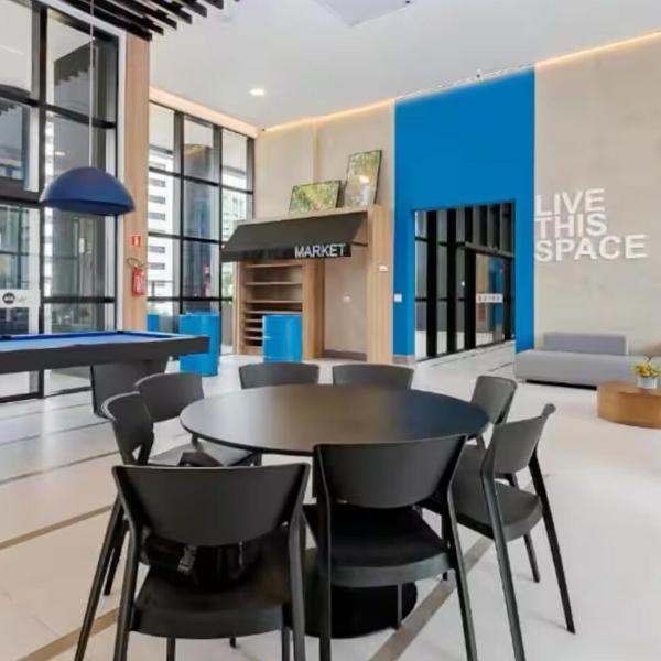 Studio Moderno com Piscina, Academia e Coworking - Foto 5