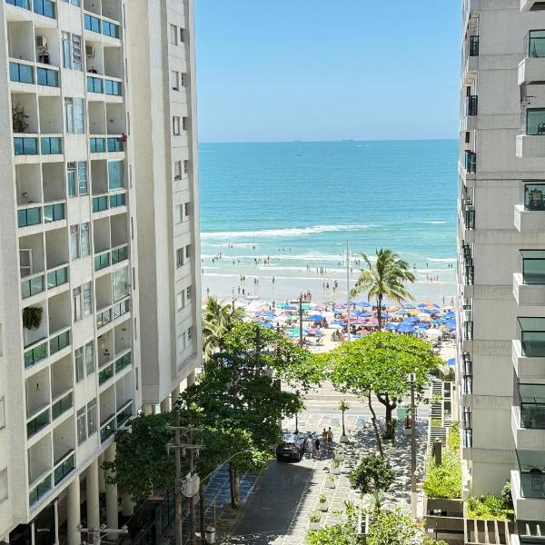 Apartamento Guarujá- Sacada com vista Mar- TOP Mar e Sol