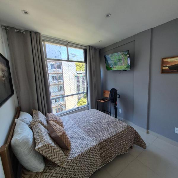 Apartamento a 4 quadras do palco principal do réveillon em Copacabana para até 3 pessoas