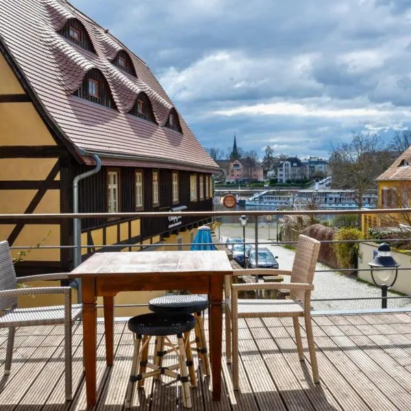 La Campagnola - Ristorante & Boutique Hotel Dresden mit Blick auf die Elbe ruhig gelegen โรงแรมในเดรสเดน