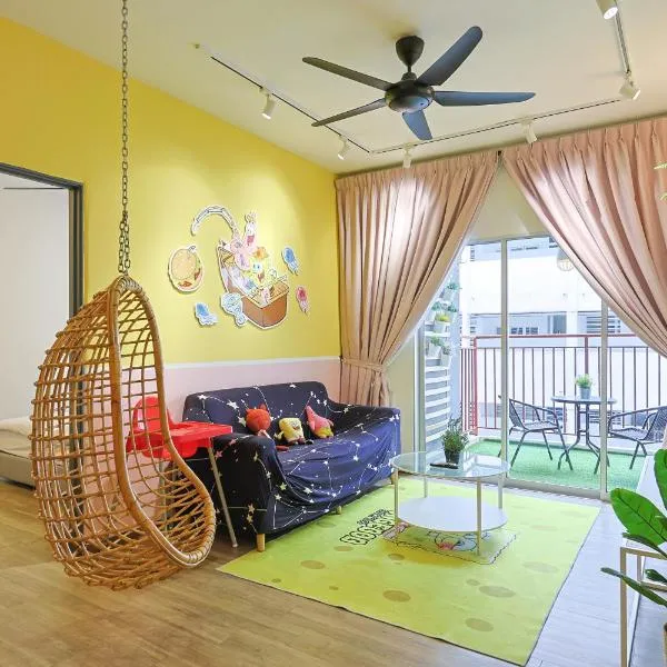 SpongeBob Fun Family Homestay In Brinchang Cameron Highland Clover Home 7-02، فندق في برينشانغ