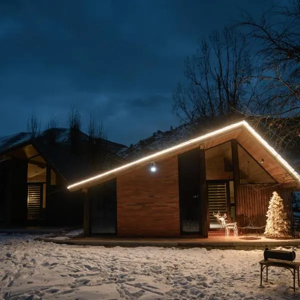 Cozy Wooden House near Gudauri, hotel in Goedaoeri