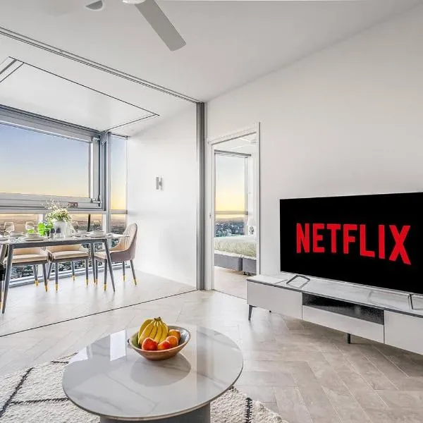 1Bedroom apt in Queens Wharf - Lv61 Sky home, hotel v destinaci Brisbane
