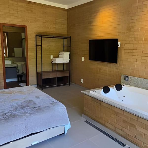 Chalés confortáveis com hidromassagem e vista para lago - Foto 3