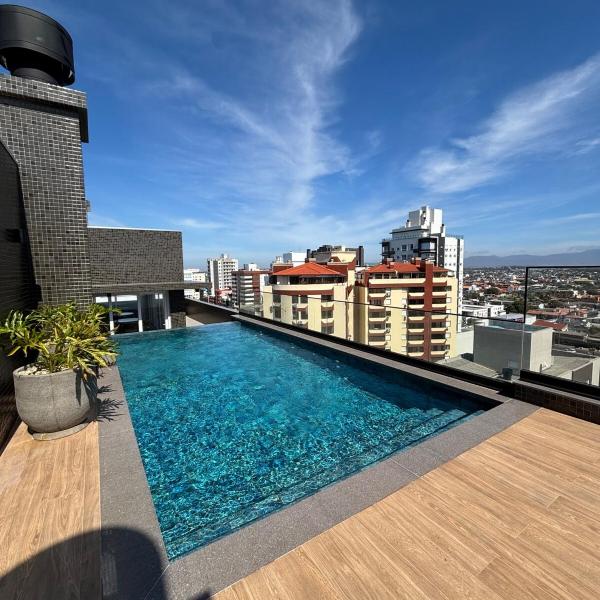 Blue Home Capão - Apto climatizado com Wi-Fi, terraço e piscina - Foto 4