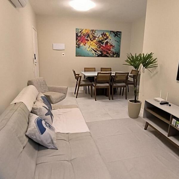 Apê no Guarujá, ar, wi-fi, garagem e praia a pé! - Foto 5