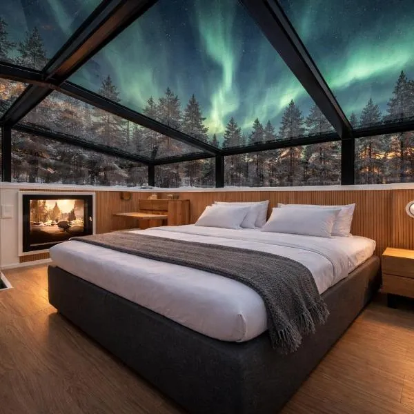 Levin Primus - Your Glass-Roof Gateway to Laplands Magic，位于列维的酒店
