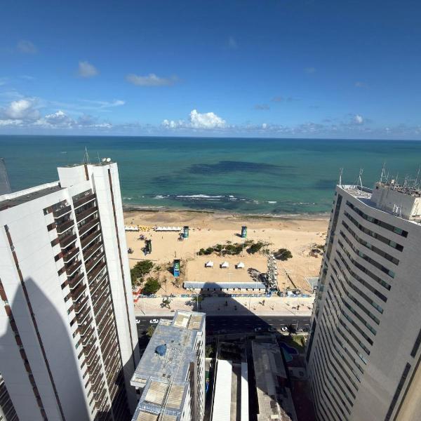 Apartamento Vista Mar no coração da praia de Boa Viagem