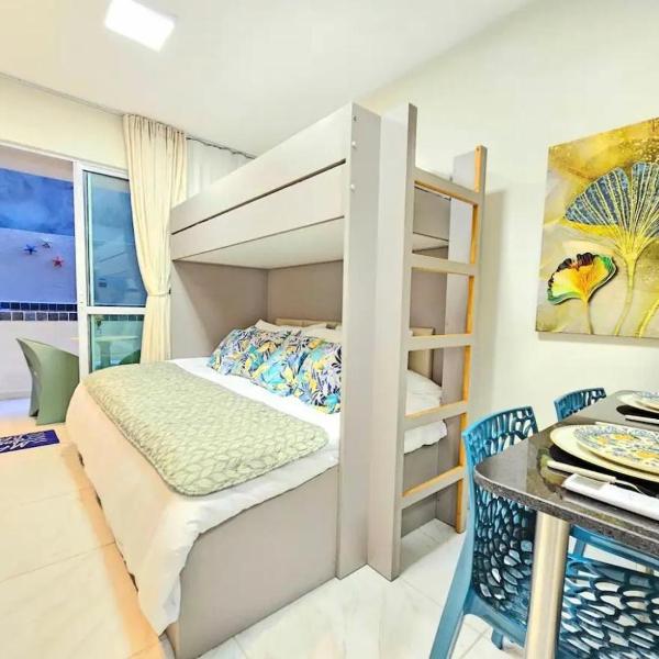 Flat em porto de galinhas com piscina privativa 08 - Foto 2