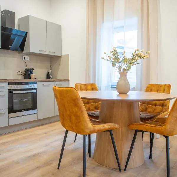 1 BR Bungalow - 1 Schlafzimmer - große Terrasse - Café - Sekt - an den Weinbergen, Hotel in Rüdesheim am Rhein