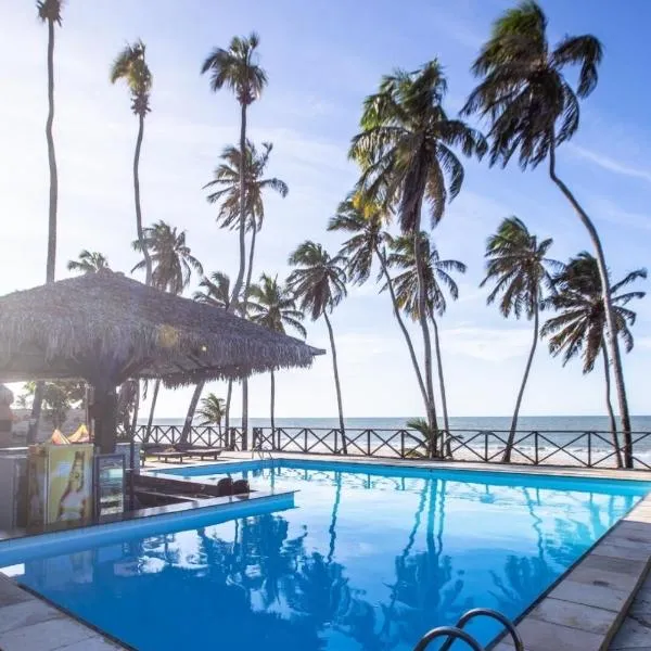 Go Eco Paradise Ap102 Flat na Praia com piscina na beira do mar, отель в городе Каукая