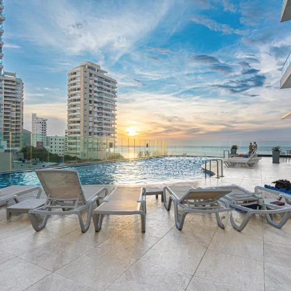 Grand Marina Oceanview Apartments by Xarm Apartments, hotel i Santa Marta