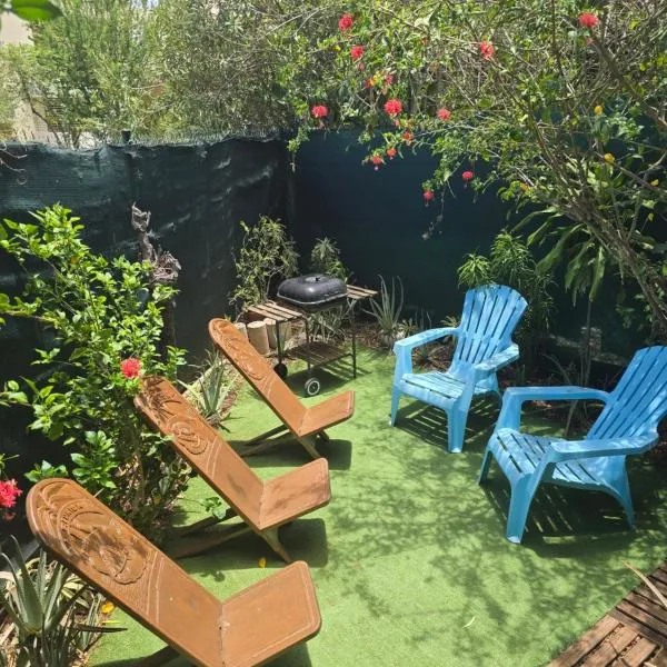 Appart & Jardin Bleu Mascarin, hotel i Saint-Gilles-les Bains