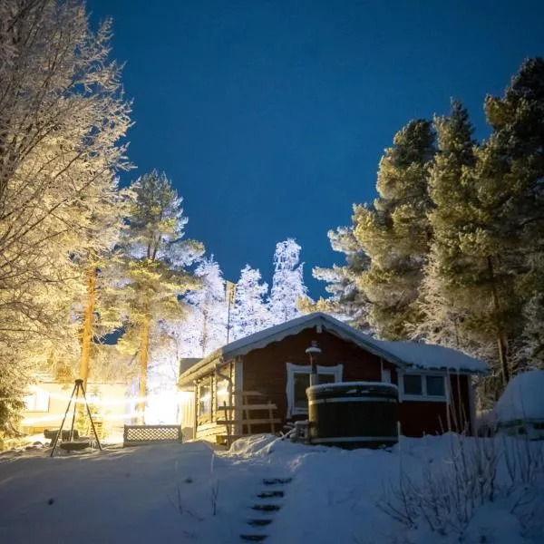 Laplandliv cabin on the lake, hotel in Björkliden