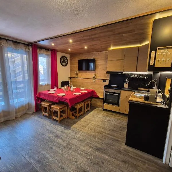 Risoul - Apt 10 pers au pied des pistes、リスルのホテル