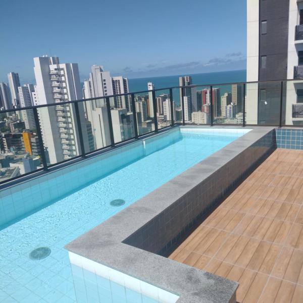Ap mobiliado, Boa Viagem-Recife, Excelente localização