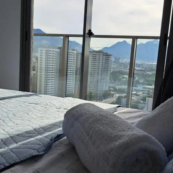 Studio moderno com vista para o Cristo Redentor - Porto Maravilha com piscina, hotel a Rio de Janeiro