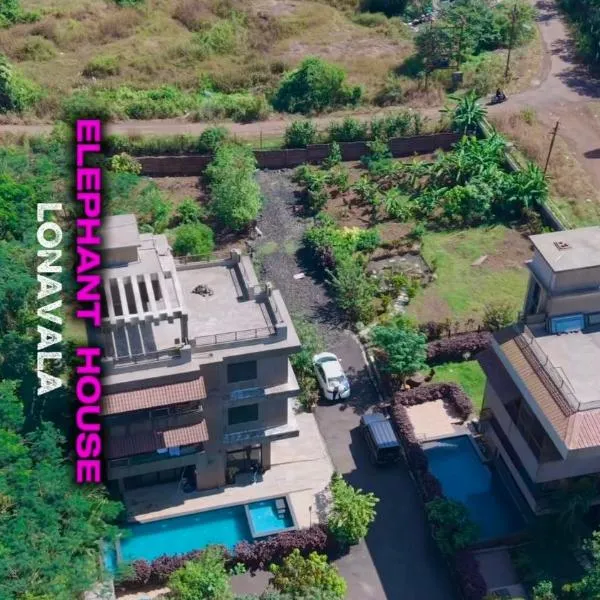 Elephant House Luxury Villa with Curve Pool-Colossal Garden-Panoramic View, Hotel in Lonavla