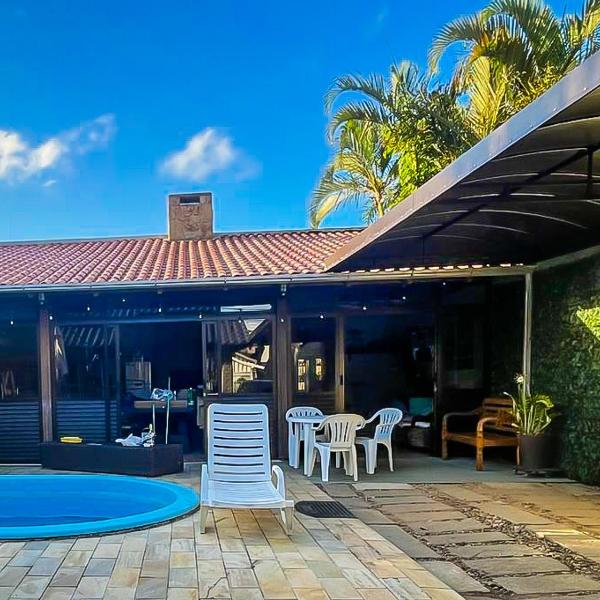 Casa com piscina, vaga para 4 carros, 200m da praia e 10km do Beto Carreiro! - Foto 4