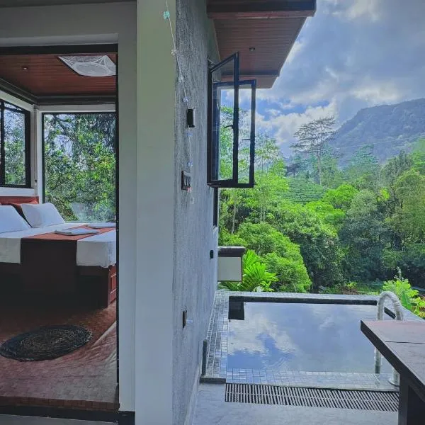 Rainforest cabin, hôtel à Deniyaya