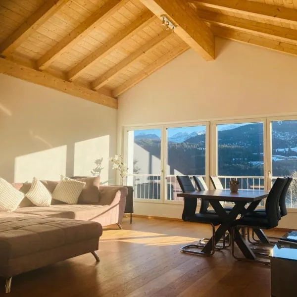 Viesnīca Ferienwohnung mit Sauna in Wildhaus pilsētā Vildhauza