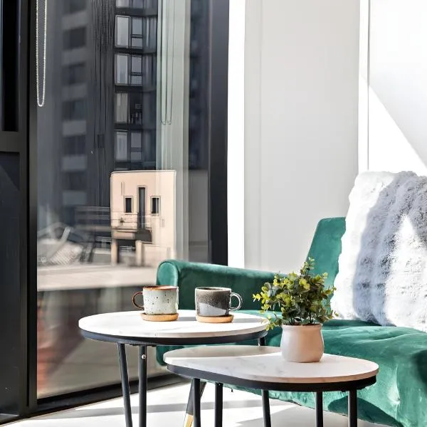 Spacious 2BR by Southern Cross, Pool, Gym, CBD, hotell Melbourne'is