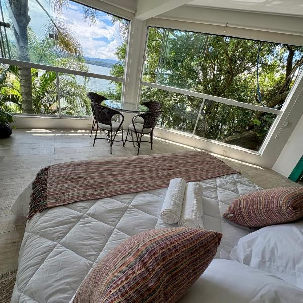Villa Sambaqui com piscina coberta privativa, vista e acesso ao mar - Foto 5