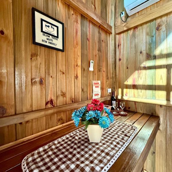 Chalé Rústico com Hidromassagem e Piscina - Foto 4