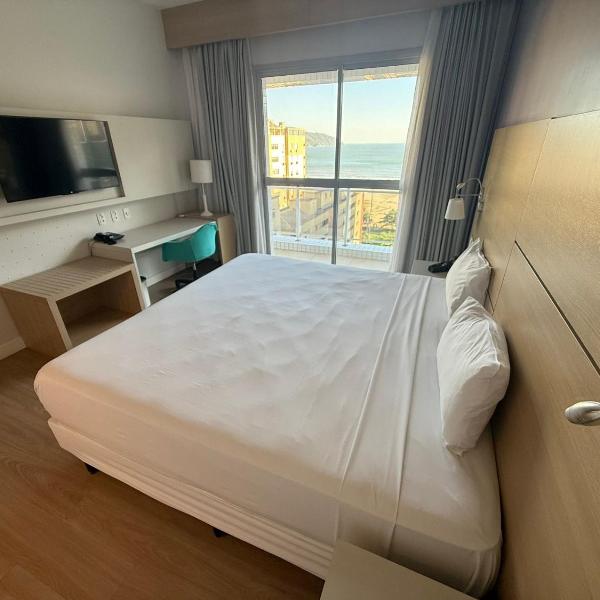 Stay Inn Vista Mar com Varanda de frente para a Praia