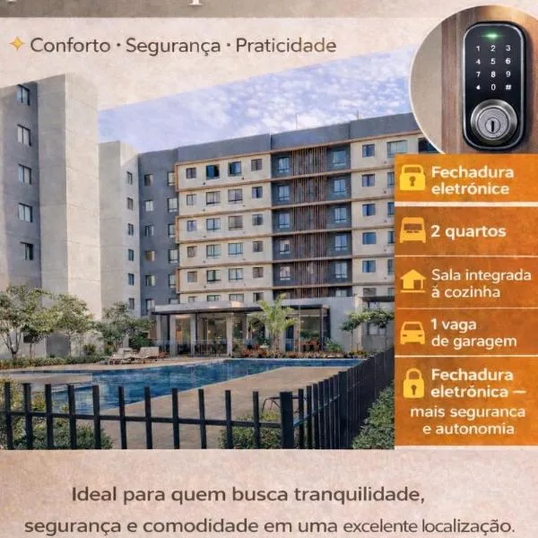 Apto condomínio conforto e ótima localização, hotel a Lucas do Rio Verde