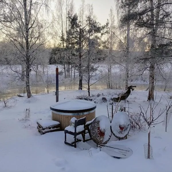 Chez-Nous Äänekoski, Sauna, Jacuzzi, ice skating, ice fishing, fishing, boat, horse riding, khách sạn ở Äänekoski