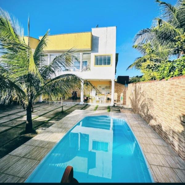Recanto com vista para Piscina