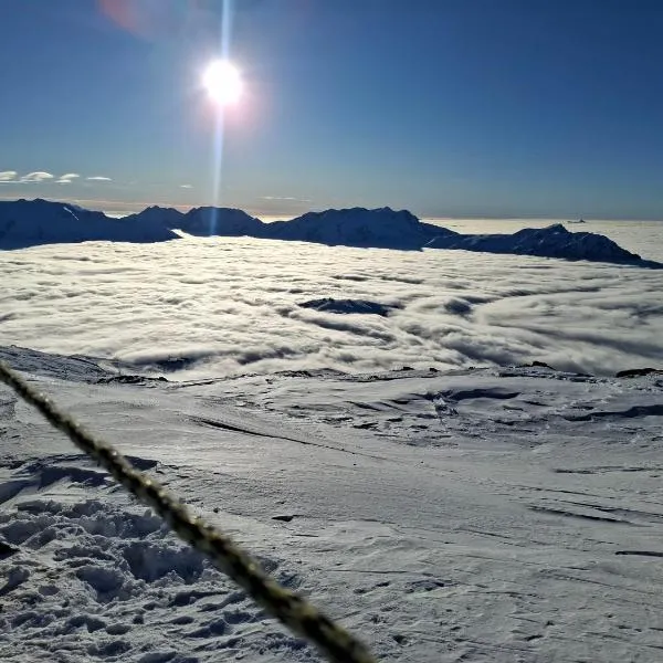 La Belledone à Vaujany、ヴォジャニーのホテル