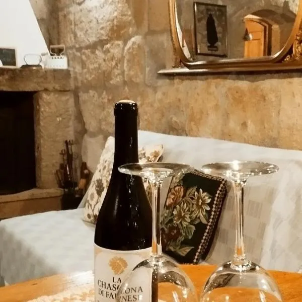 LA CHASCONA DI FARNESE casa di tufo nel borgo,位于Farnese的酒店