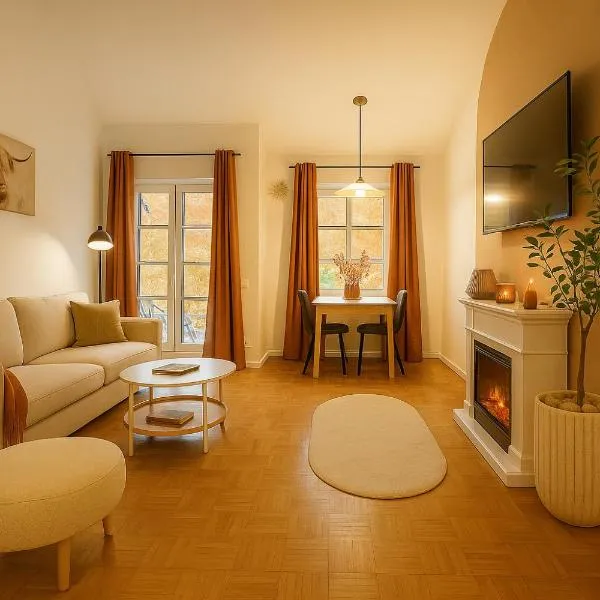 Winter-Lodge-Kaminfeuer & Waldidylle, nähe Pullmann City Weihnachtswelt, hotel en Waldkirchen