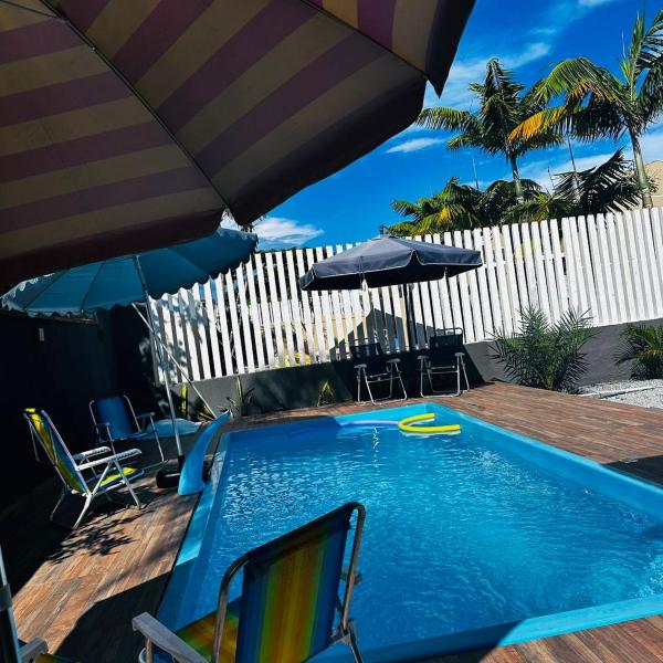 Suíte 1 privado com piscina em Pontal do Sul