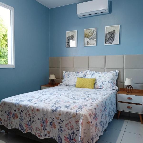Casa em condomínio com 2 quartos climatizados
