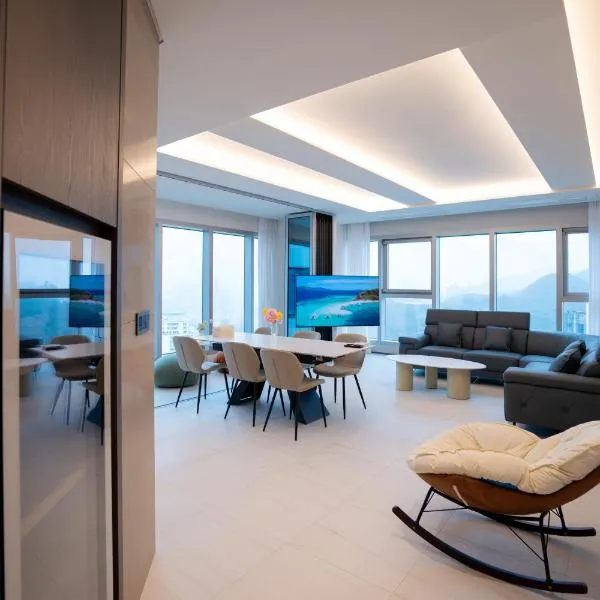 꼬모까사 레지던스 해운대 Como Casa Residence Haeundae Oceanfront: Busan şehrinde bir otel